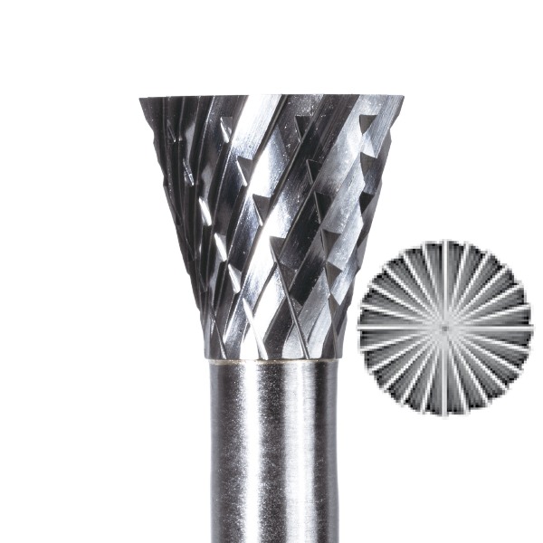 SN/E-15° Inverted cone with end cut